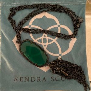 Kendra Scott Rayne Necklace Gunmetal